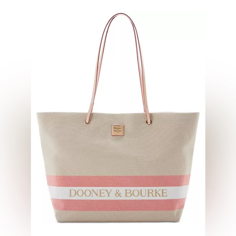 Dooney & Bourke Addison XL shopper bag neverfull canvas with leather handles